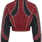 New Era Colorblock Windbreaker Jacket - Burgundy combo Back