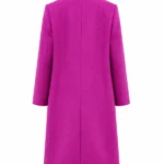 New York City 2026 Sarah Pidgeon Purple Coat Back