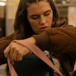 Off Campus Hannah Wells Dark Brown Jacket