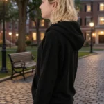 Off Campus Jules 2026Logan Black Hoodie