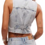Off Campus S01 Back Ella Bright Denim Vest