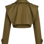 On A Ride Trench Jacket And Short Jacket - Olive Back