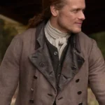 Outlander Jamie Fraser Double Breasted Brown Coat