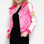 Pink Racing Princess Bomber Jacket