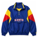 Pokemon Joe Jonas Blue Jacket Front