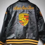 Porsche Leather Jacket Black Back