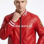 Porsche Leather Red Jacket