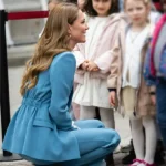Reggio Emilia Visit Kate Middleton Blue Blazer