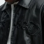 Relaxed Blessed Embroidered Coach Jacket
