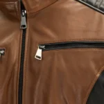 Roadster Two Tone Men’s Black and Brown Jacket