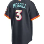 San Diego Padres Jackson Merrill Nike Obsidian 2026 City Connect Stadium Jersey