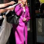 Sarah Pidgeon Purple Coat