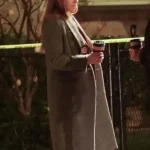 Scarlett Johansson The Exorcist Grey Coat