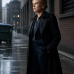 Scarpetta 2026 Nicole Kidman Trench Black Coat