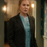 Scarpetta Nicole Kidman Brown Houndstooth Blazer