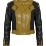 Speed Racer Racing Jacket - Olive And combo