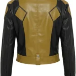 Speed Racer Racing Jacket - Olive And combo Back