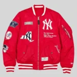 Spike Lee Red New York Yankees MA-1 Jacket