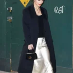 Taylor Swift Step Out NYC Black Coat