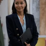 The Pitt S02 Meta Golding Blue Blazer