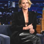 The Tonight Show Charlize Theron Black Blazer