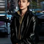 Timothee Chalamet Leather Black Jacket