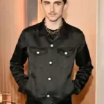 Timothee Chalamet Oscars Dinner Black Jacket