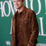 Topher Grace How to Make a Killing Brown Leather Jacket