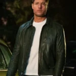 Tracker Justin S03 Hartley Green Leather Jacket