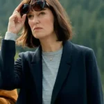 Ursula Brandmeier Eat Pray Bark Blue Blazer