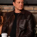 Vince Vaughn Mike and Nick and Nick and Alice Leather Brown Jacket