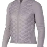 Virgin River S02 Melinda Monroe Grey Quilted Jacket