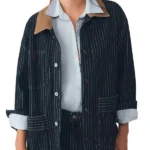 Widow’s Bay Kate O’Flynn Pinstriped Denim Jacket