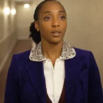Will Trent S04 Iantha Richardson Faith Mitchell Corduroy Purple Blazer