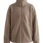 Womens Beoge Pile Teddy Jacket