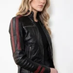 Womens Commander Leather Jacket