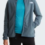 Womens Glacier Gray Zipper Jacket