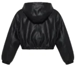 Young Mogul Faux Leather Jacket - Black Back