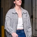 2026 Caitlin Clark Checked Chambray Jacket