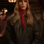 Alexandra Templer Only Murders in the Building Helga Heino Black Leather Coat
