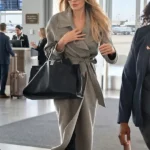 Angelina Jolie Couture 2026 Grey Coat