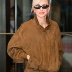 Anna Faris NYC 2026 Brown Jacket