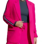 Anne Edmonds Bad Company Striped Sleeves Blazer