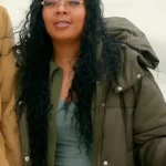 Battle on the Beach S5 Angelinas Olive Puffer Jacket