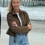 Battle on the Beach Sarah Baeumler Brown Jacket
