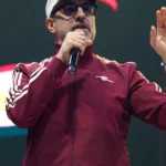 Big Slick Celebrity Weekend Jason Sudeikis Maroon Trck Jacket