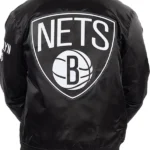 Brooklyn Nets Bomber Black Jacket
