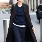 Caitriona Balfe Wool Coat