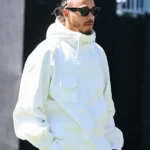 Canadian GP 2026 Lewis Hamilton White Jacket