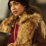 Claudia Brown Fur Coat